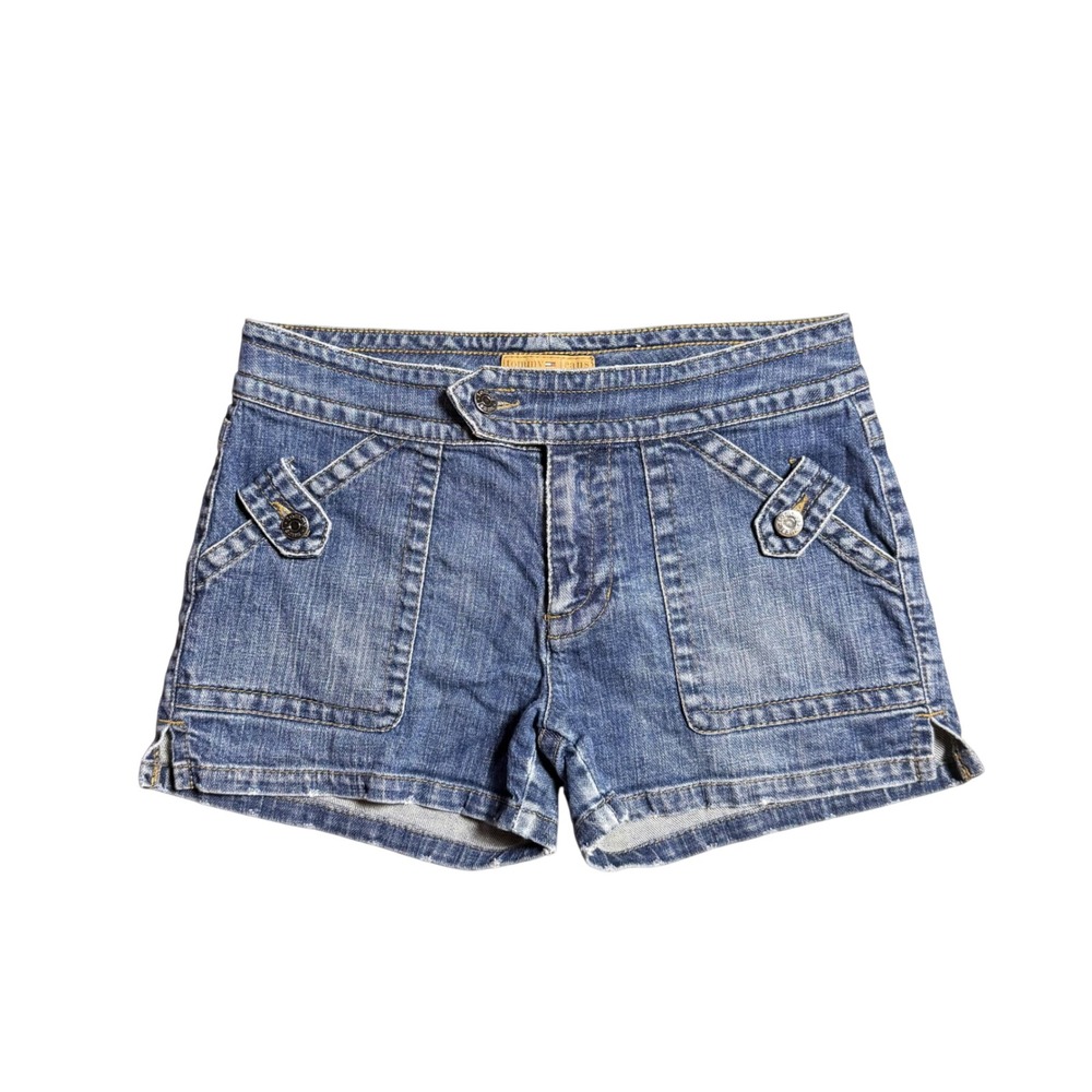Tommy Jeans Women Medium Wash Denim Utility Shorts